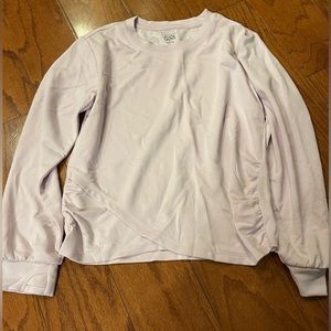 Athleta Girl light pink pullover